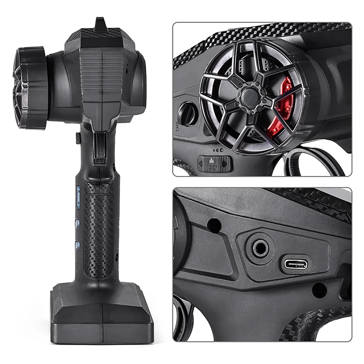 DUMBORC X10P-350 10CH 2.4GHZ 4.8-12V RC Transmitter with X10F Receiver for Remote Control RC Car Boat Model Toys Accessories 6