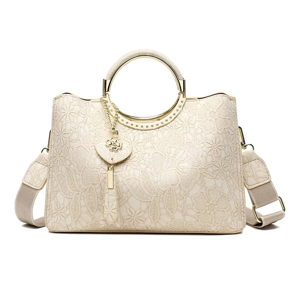 thumbnail image 1 of Bolso de mano de gran capacidad de 3 capas, bolsos de lujo para mujer, bolsos de hombro de diseñador, carteras y bolsos de mano de cuero suave de alta calidad, 1 of 5