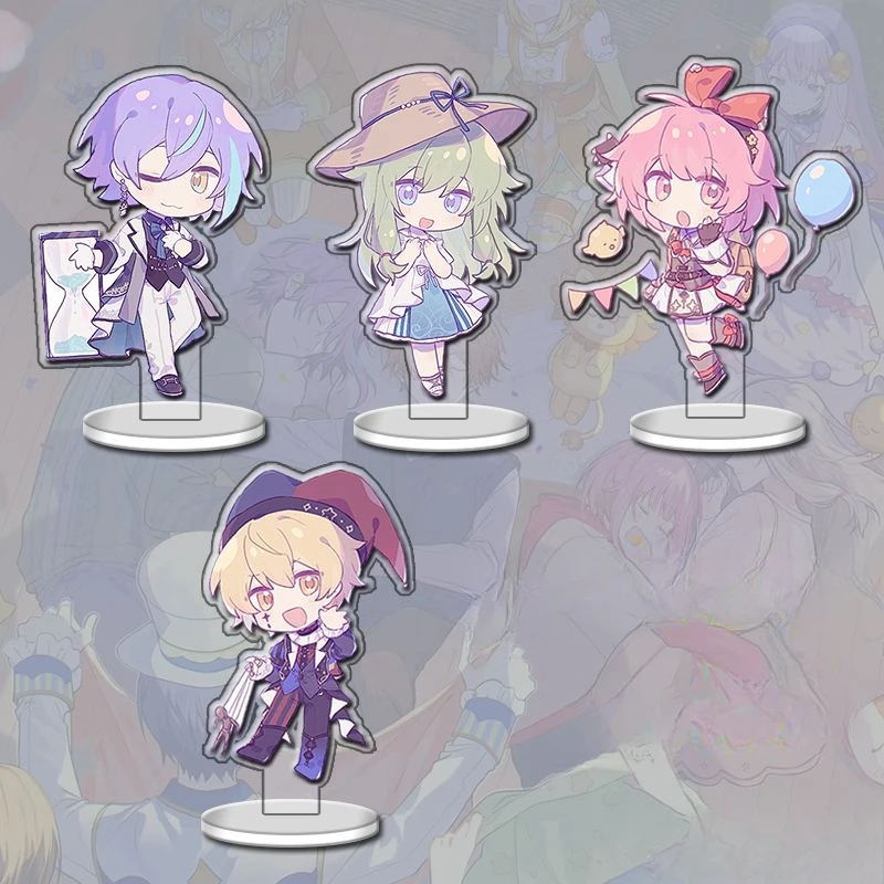 Acrylic Standee Display: Clown Tenma Tsukasa & Kamishiro Rui – Cute Desk Decor Ornament Collection