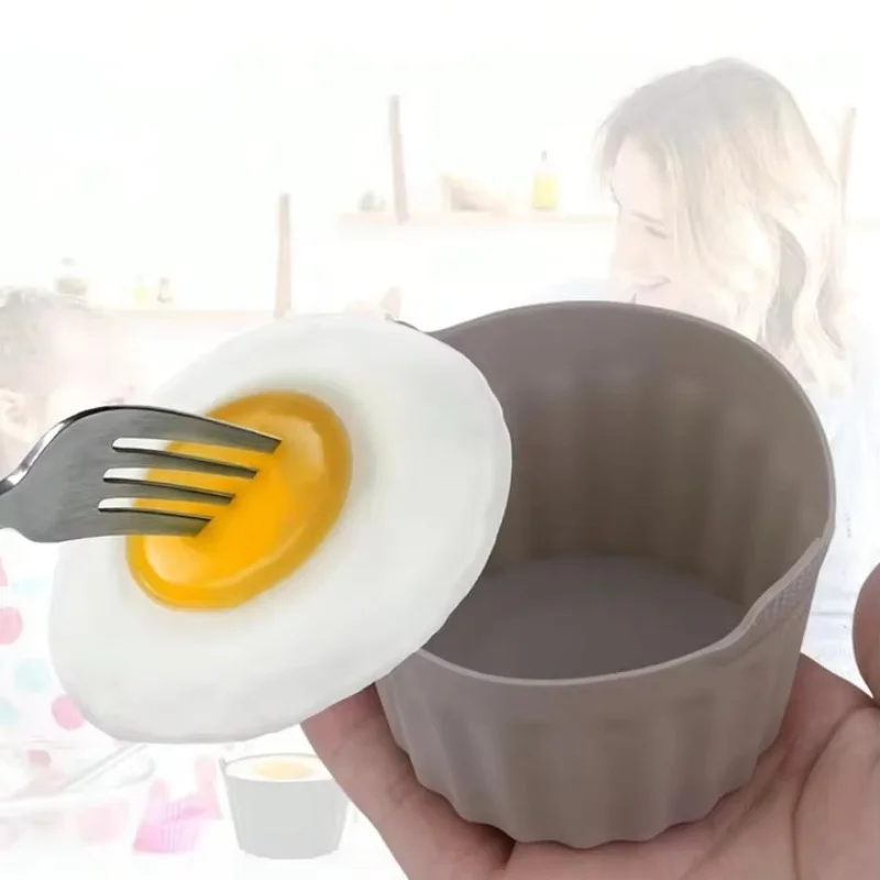 Ramekins 2/4/8Pcs For Air Fryer Silicone Large Muffin Cases Nonstick Egg Poacher Mould