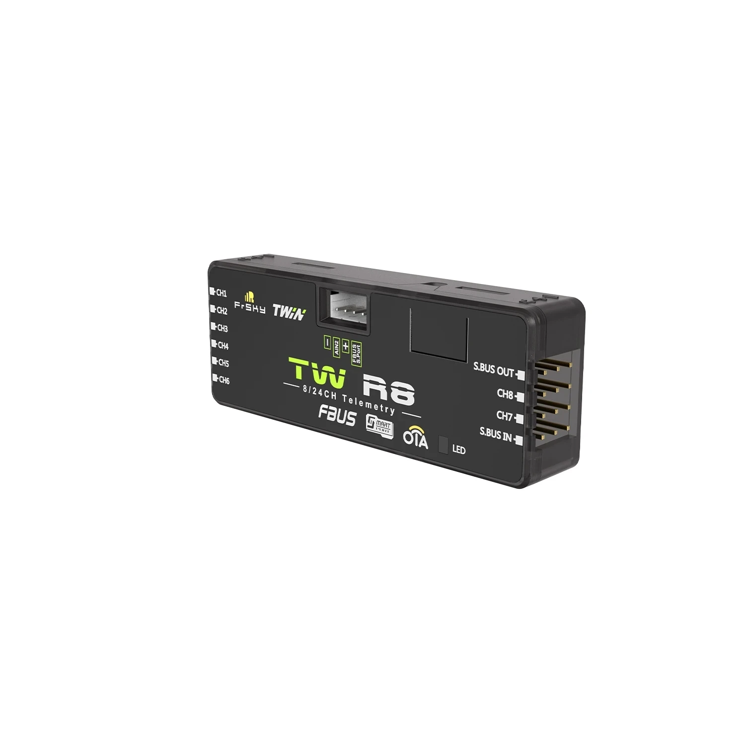 

FrSky TW R8 Dual 2,4G приемник с 8 портами
