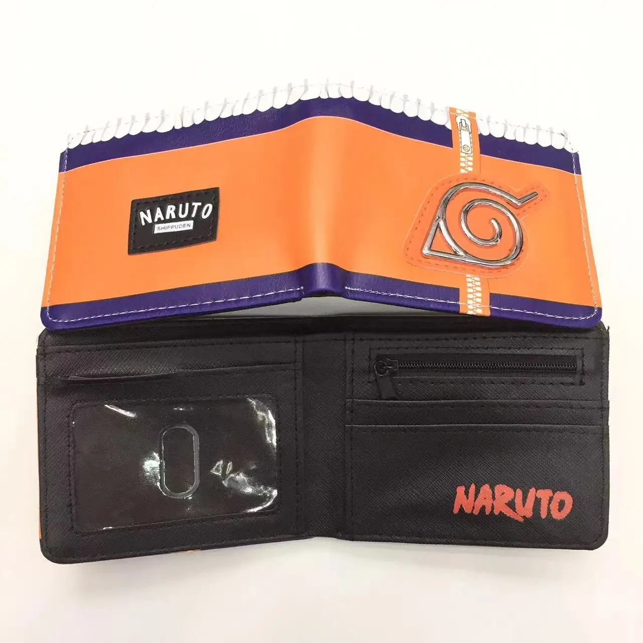 Naruto & Kakashi Foldable PU Leather Wallet — product detail