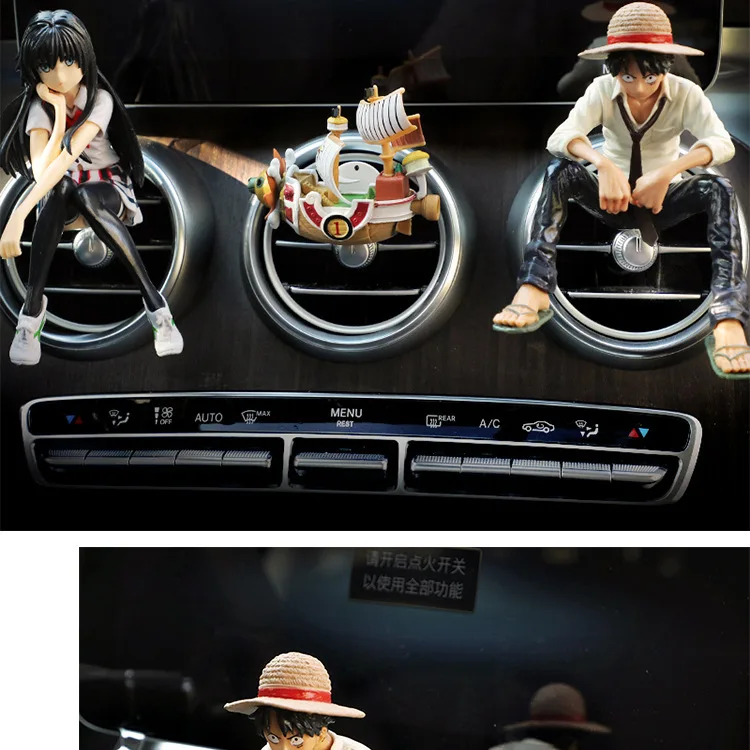 Jinzhaolai One Piece Anime Figure Car Decoration Air Outlet