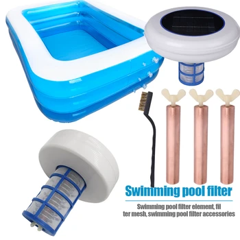 Solar Pool-Ionizer Copper Silver Ion Swimming Pool Purifier Algae Pool Ionizer Outdoor Swimming Pool Water Purifier 1