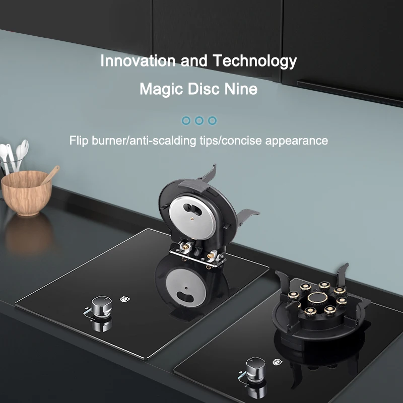 Natural gas/LPG Gas stove single stove stainless steel natural gas desktop gas energy saving single eye furnace 2