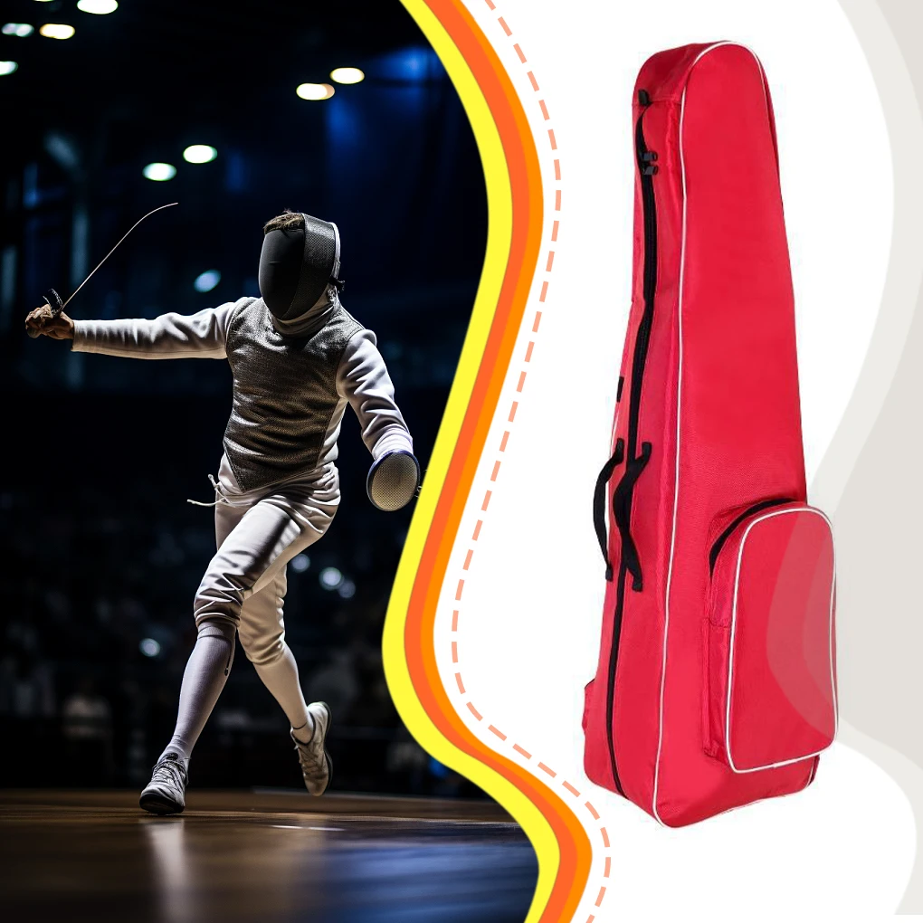 Fencing Bags Adult Women Men Kids Fencing Sport Equipment Waterproof Oxford Fabric Epee Handbag Backpack Package Accessories