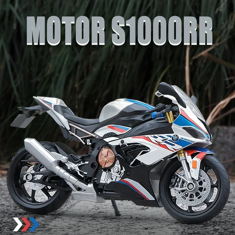 1:12 BMW S1000RR 2021 Die Cast Motorcycle Model Toy Vehicle