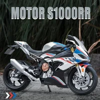 1:12 BMW S1000RR 2021 Die Cast Motorcycle Model Toy Vehicle Collection Autobike Shork-Absorber Off Road Autocycle Toys Car 1
