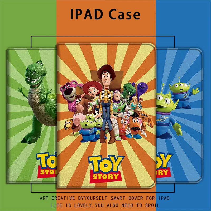 

Disney Toy Story Cartoon Case For iPad Pro 11 Case 2021 2020 For iPad 10.2 7th 8th 9th Generation Case For iPad Air 4 3 2 Mini 5