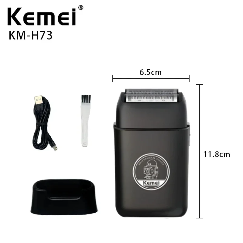 KM-H73 beard trimmer  trimmer for men barbeador eletrico  hair clippers men  trimmer for men 4