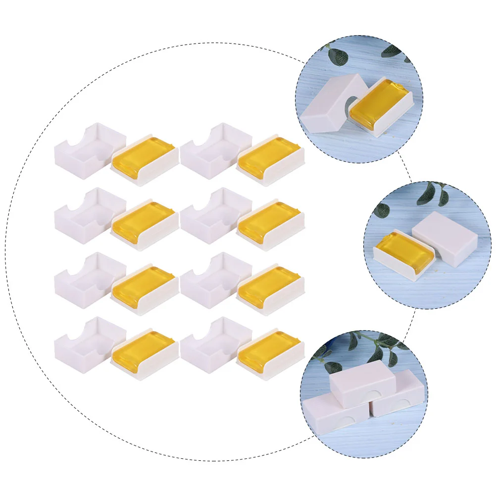 

8 Pcs Hand-made Rosin Blocks for Stringed Instruments String Maintenance (Light Brown)
