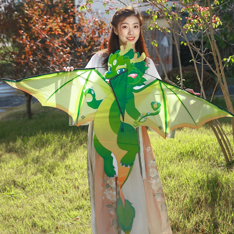 Yongjian Green Chinese Dragon Kite 4