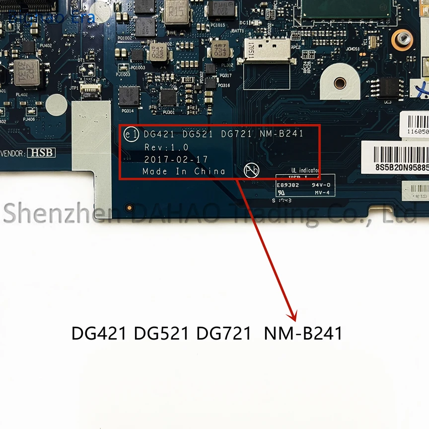 para Lenovo 32015isk 320-17isk 520-15isk 320-15ikb Placa-mãe Portátil com i3 i5 i7 Cpu 0g 4gb-ram 5b20n86271 5b20n86263 Nm-b241 - Imagem 3