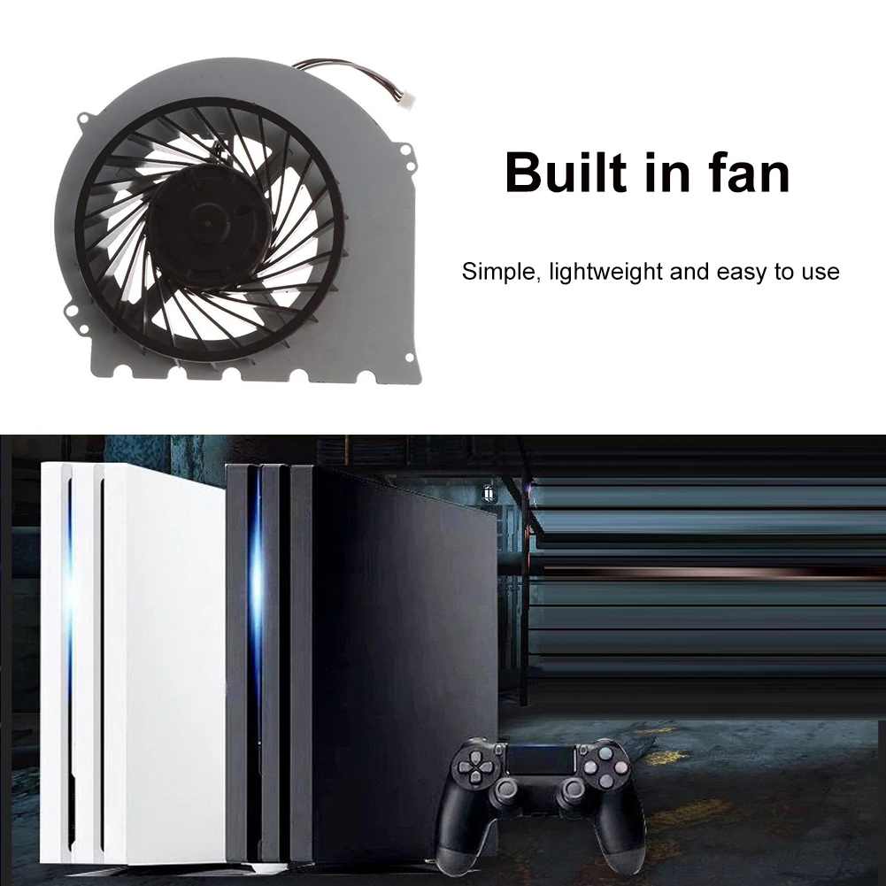 EJ.life Refroidisseur Interne Pour PS4 Ventilateur De Refroidissement