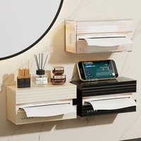 Plastic Transparent Wall-mountable Tissue Box 1