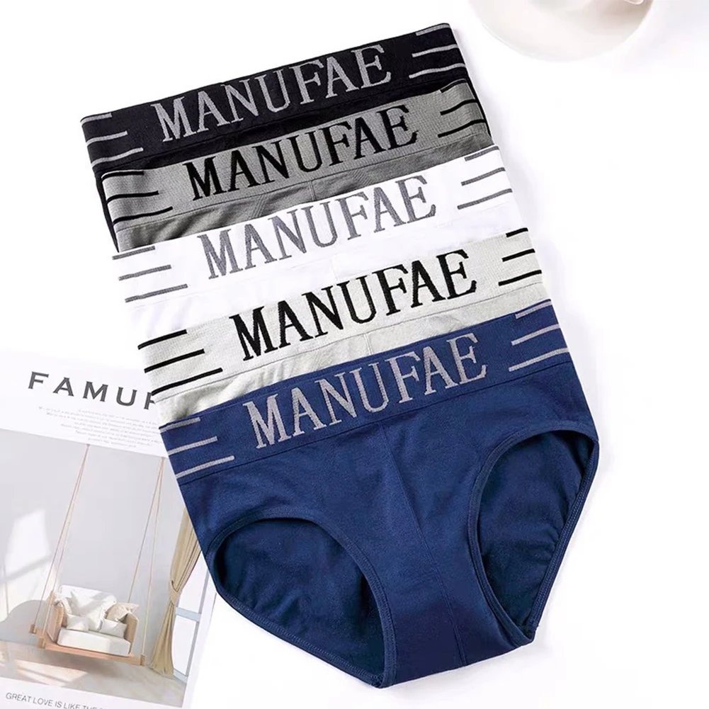 

Mens Stretch Briefs Quick Dry Underwear Man Breathable Underpants Middle Waist Solid Panties Male Lingerie Soft Knickers Trunks