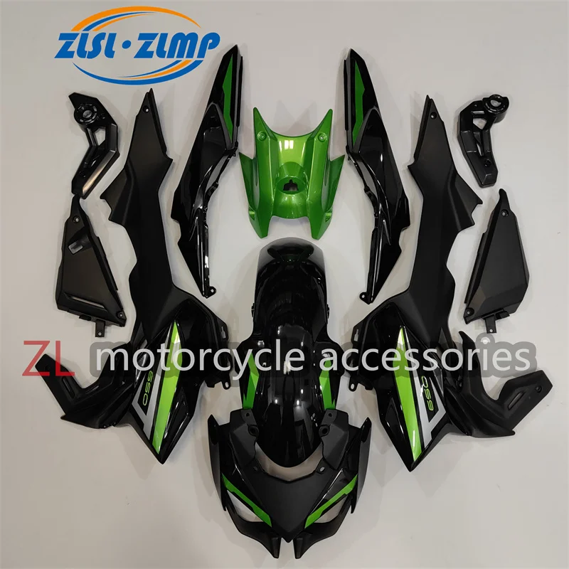 

For Kawasaki Z650 2020 2021 2022 2023 ABS injection molding Motorcycle fairing whole body kit decoration kit Z 650 black Green