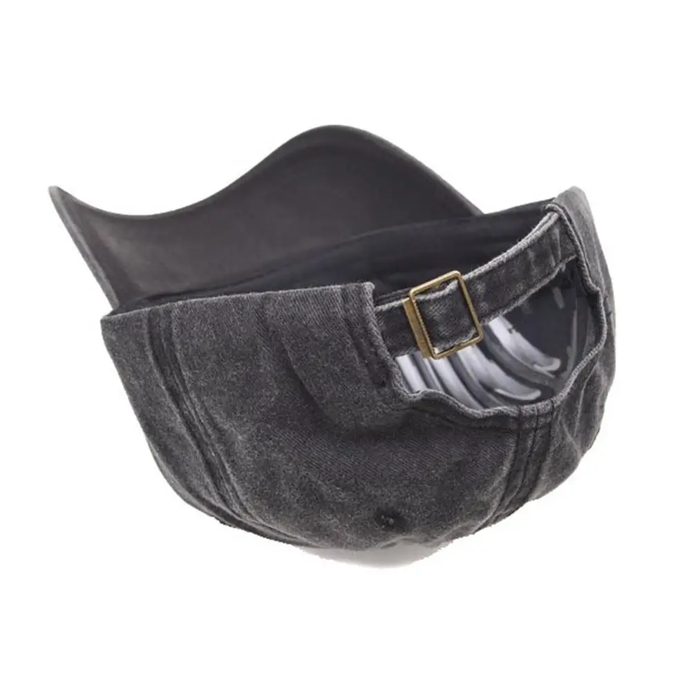 Fashion Girl's Hip Hop Cap Washed Cotton Snapback Hat Students Peaked Caps Children Summer Cap Denim Adjustable Baseball Caps