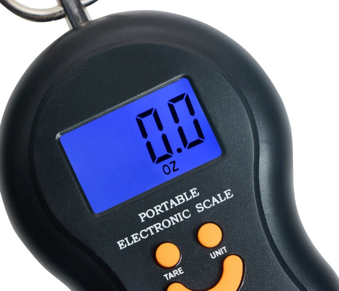 50kg 10g Digital Fishing Scale Hanging Hook Pocket Kitchen Weight Balance Luggage Weighing Scale with Backlight