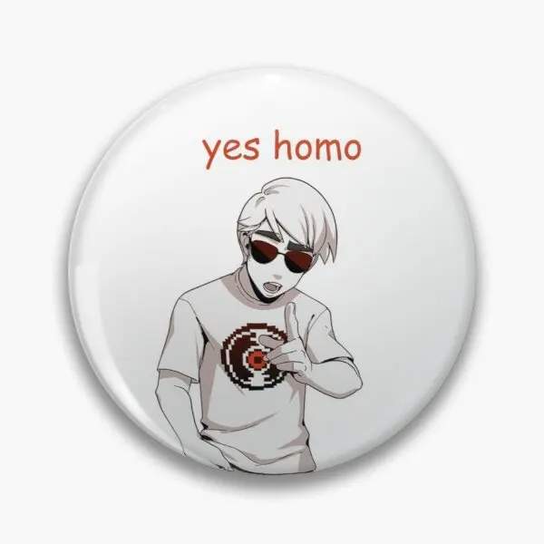 

Yes Homo Soft Button Pin Hat Collar Metal Badge Cute Fashion Brooch Funny Decor Cartoon Clothes Creative Lapel Pin Jewelry