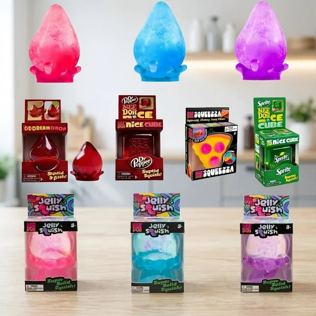 Le nouveau NeeDoh Schylling Nice Cube est un excellent coffret cadeau pour stimuler les sens et les doigts, et les jouets doux. 1