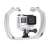 Selens Waterproof Underwater Diving Rig Handheld Video Dive Light Stabilizer Double-Arm Tray For Sport Camera Gopro Bracket 1