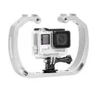 Selens Waterproof Underwater Diving Rig Handheld Video Dive Light Stabilizer Double-Arm Tray For Sport Camera Gopro Bracket 1