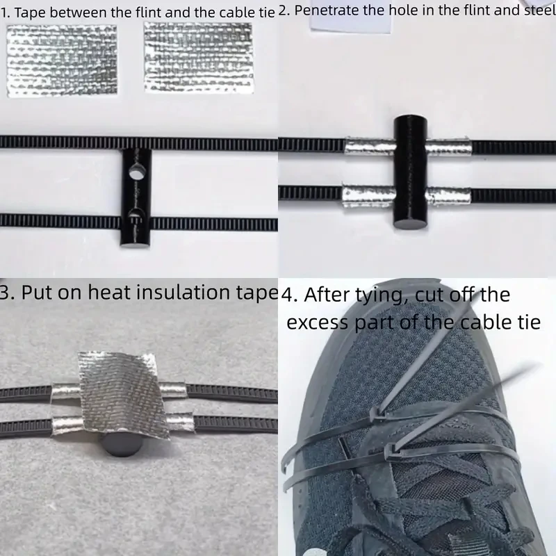 2024New 1/3/5PCS Bicycle Motorcycle Sole Special Effect Flame Device Outdoor Spark Cycling Spark Skateboard Spark Riding Tool