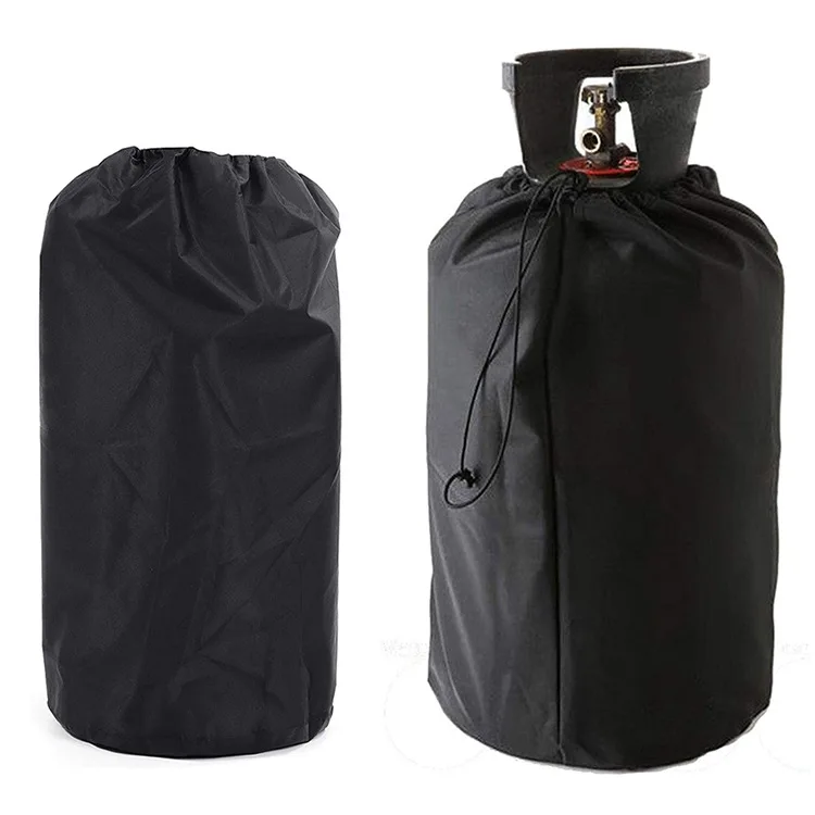 Black Oxford cloth Propane Tank Cover Outdoor small Waterproof dust-proof UV-proof 1PCS