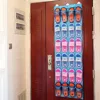 24 Pockets Crystal Clear Over The Door Hanging Shoe Organizer PVC products finishing bag,Simple Household 2
