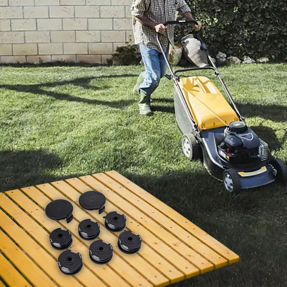 SHUOMAO Rasentrimmerspule Für Bosch ART 24, 27 – 6m Nylondraht, 6 Stück, Ersatz Für F016800351