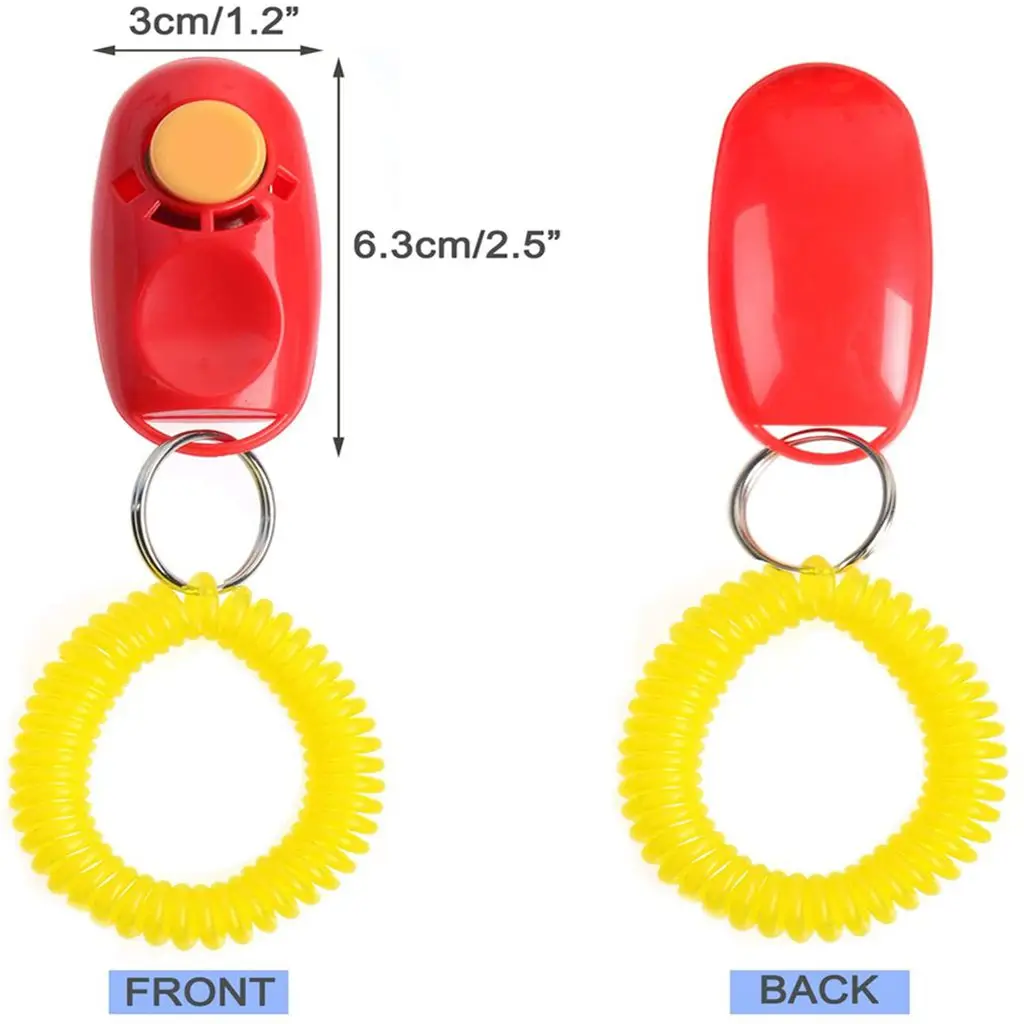 Plastic Portable Dog Clicker Toys Pet Tranining Clicke Training Tool Dog Whistle dog whistle dog clicker