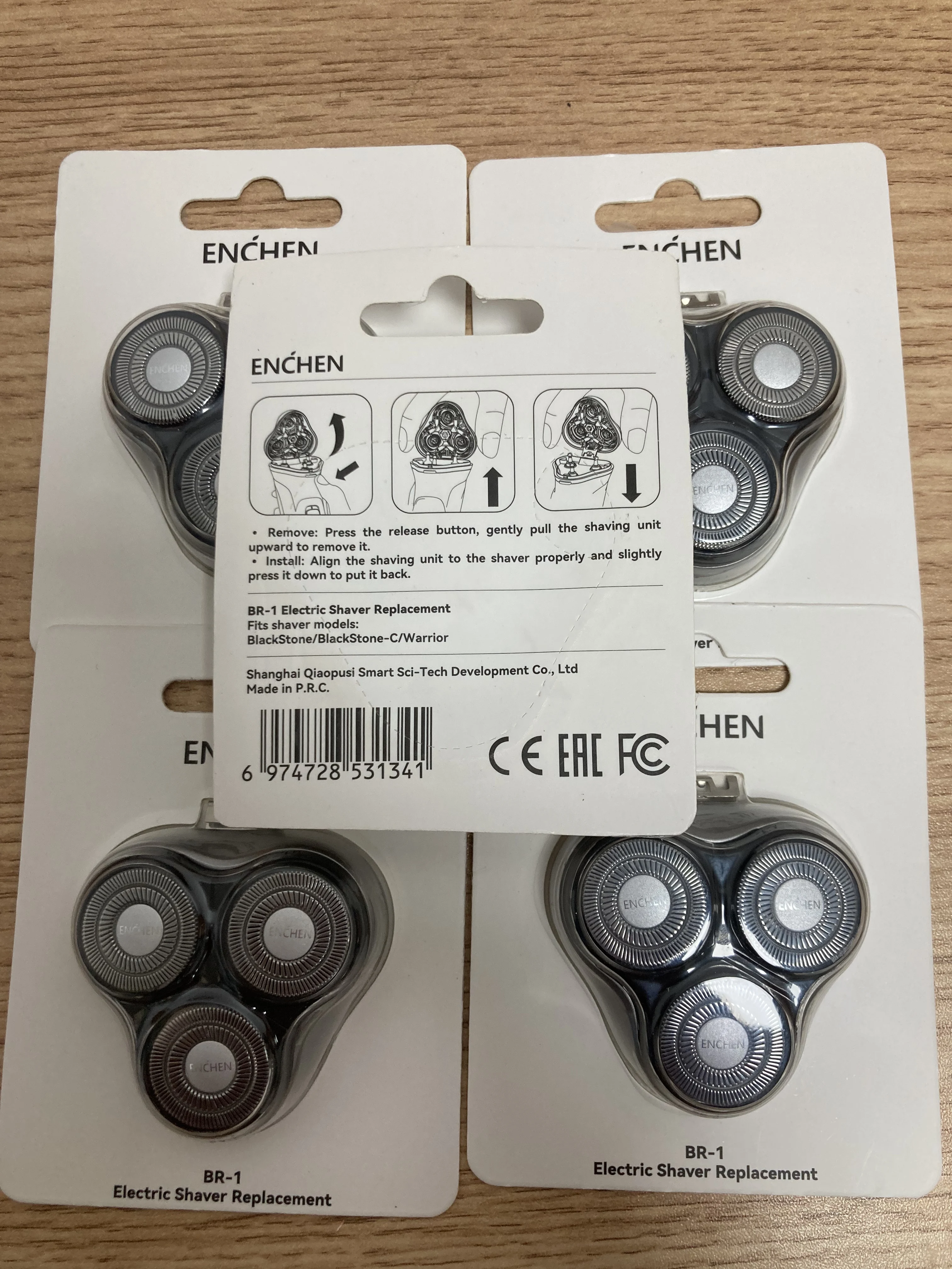 Original Youpin Enchen Shaver 3 Cutter Head 3D Float Blade 3S 5S Steel 3S Warrior Razor Blade
