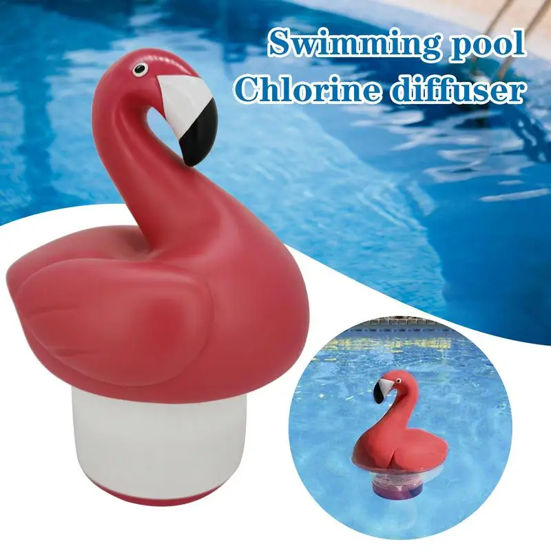 Flotador para piscina de animales, tabletas de cloro bromo, dispensador flotante, aplicador, suministros para bañera de hidromasaje, 3 