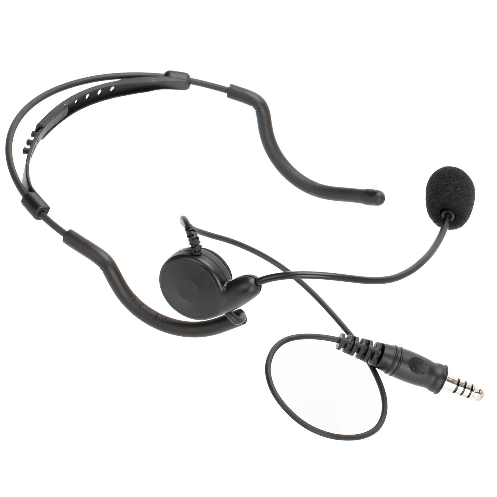 7.1mm Bone Conduction Headset Earpiece Microphone For Two Way Radio Walkie Talkie Headphone