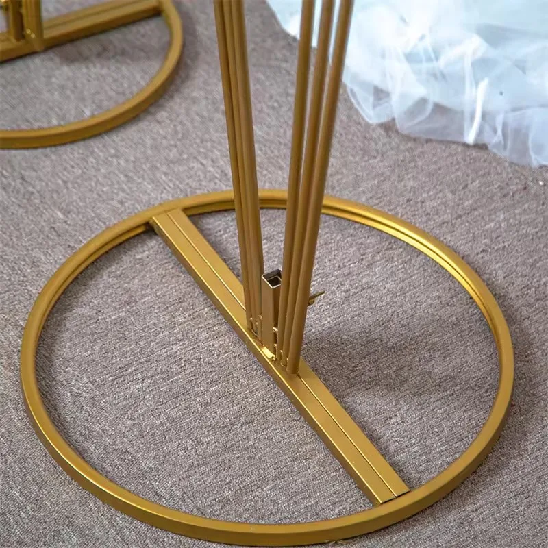10pcs）Centerpieces Table Decorations Flower Arrangement Stands Gold Pounded hammered Metal Flower Vases For Wedding Centerpieces