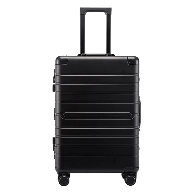 20"24"28" inch 100% Aluminum Luggage Travel Suitcase Spinner Metal Carry On Trolley  Bag Cabin Suitcase On Wheels - AliExpress