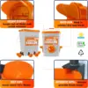 5-Gallon/44 Pounds Automatic Chicken Feeder & Waterer Set(2 Buckets), Chicken Feeder Port & Water Cup No Waste, Rain Proof 3