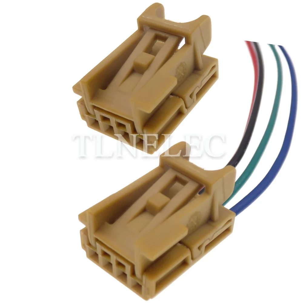 Description Picture 4 of item4 Pin Way Car Background Light Rearview Mirror Electrical Sockets Auto Connector For VW Audi 1241194-2 1670988-2 8K0973754