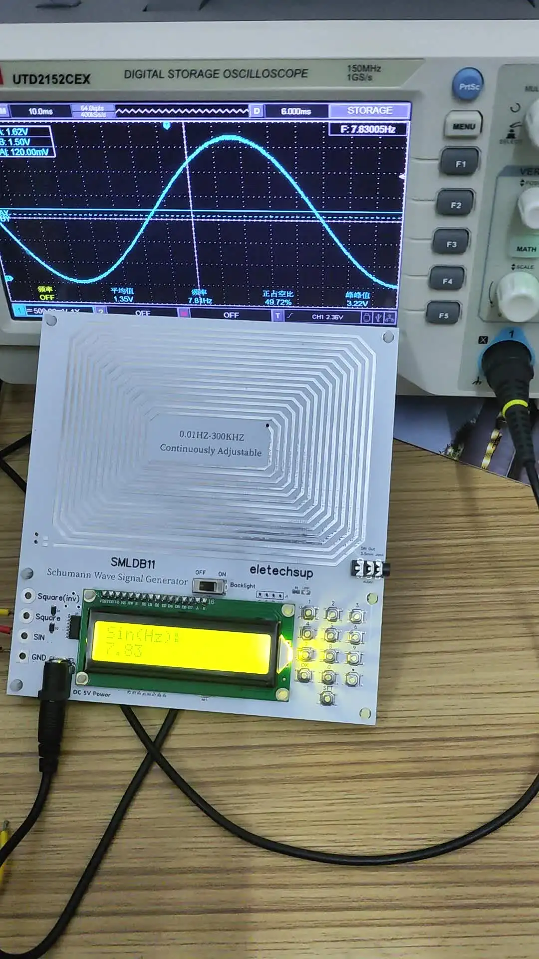 Генератор волн Шумана Eletechsup 7 83 Гц