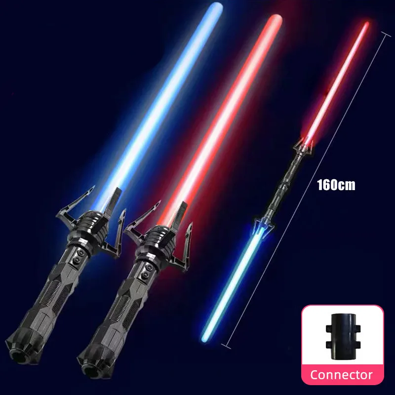 Laser Sword Toy Star Light Sword Luminous Fluorescent Rod Laser Rod Children's Toy War Gift Outdoor Toys Scalable lightsaber toy