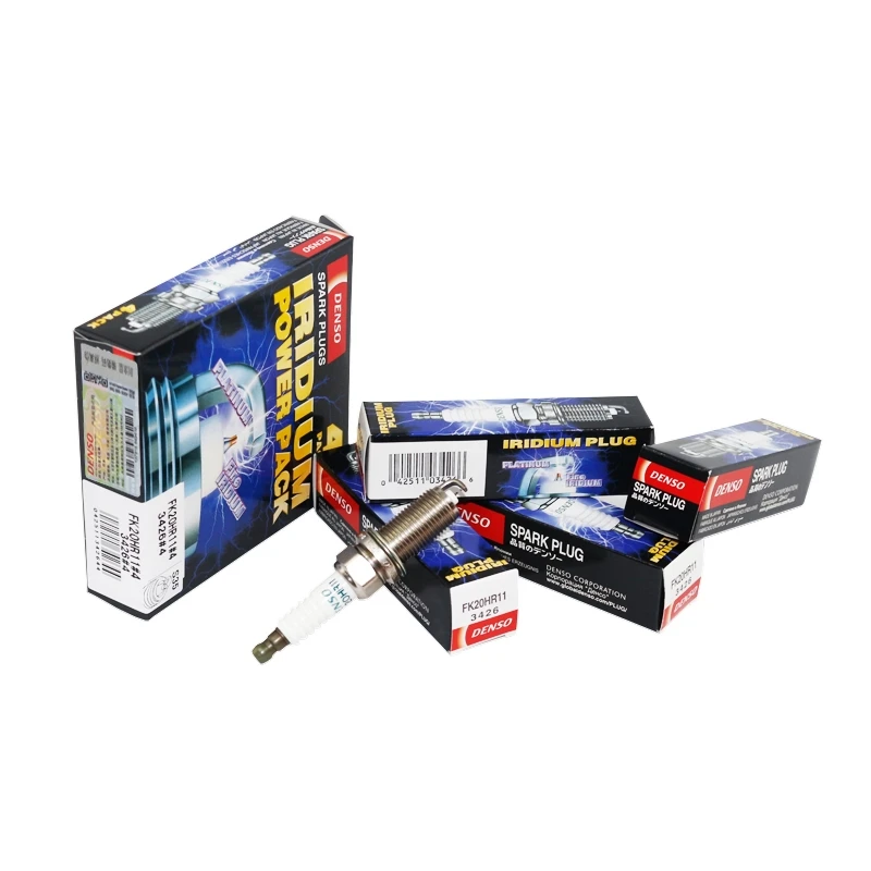 

4pcs Original DENSOdenso dual iridium spark plug FK20HR11 3426 is suitable for Reiz Crown Prado Overlord Peugeot Citroen