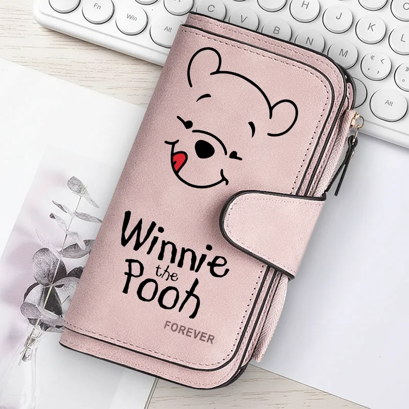 Winnie the Pooh PU Leather Wallet with Zipper Closure & Card Holder Sf7786900151a48f984443bae70727505O