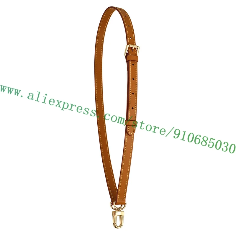 Natural Beige Calfskin Adjustable Bag Strap For Luxury Designer Lady Handbag Purse Women Shoulder Carry Belt Replacement 1.8cm