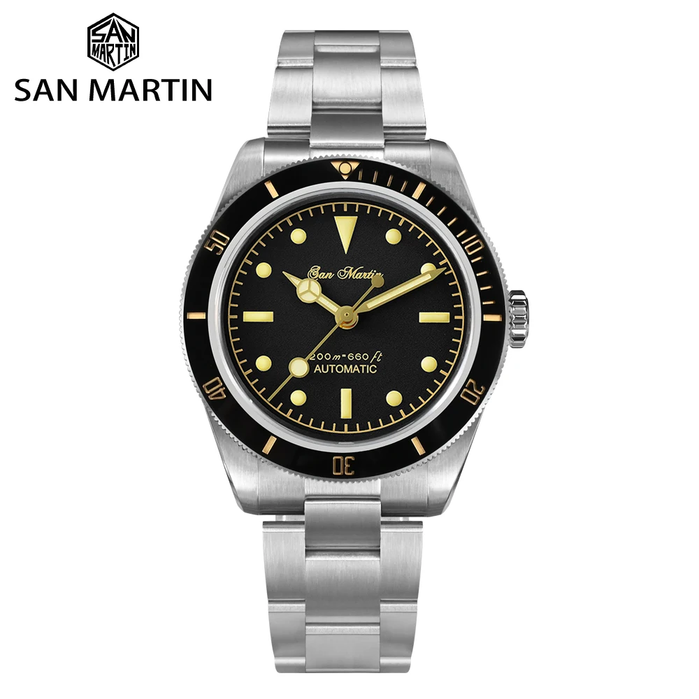 Ready go to ... https://s.click.aliexpress.com/e/_Dm1hSVj [ 217.24SG$ 62% OFF|M K Martin|san Martin 38mm Diver Watch - Nh35 Automatic, Sapphire Crystal, 200m Water Resistance]