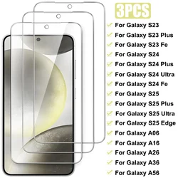 Enhanced Tempered Glass Screen Protector - 3 Pack, Premium Quality - 3Pcs Glass (For S24 Ultra)