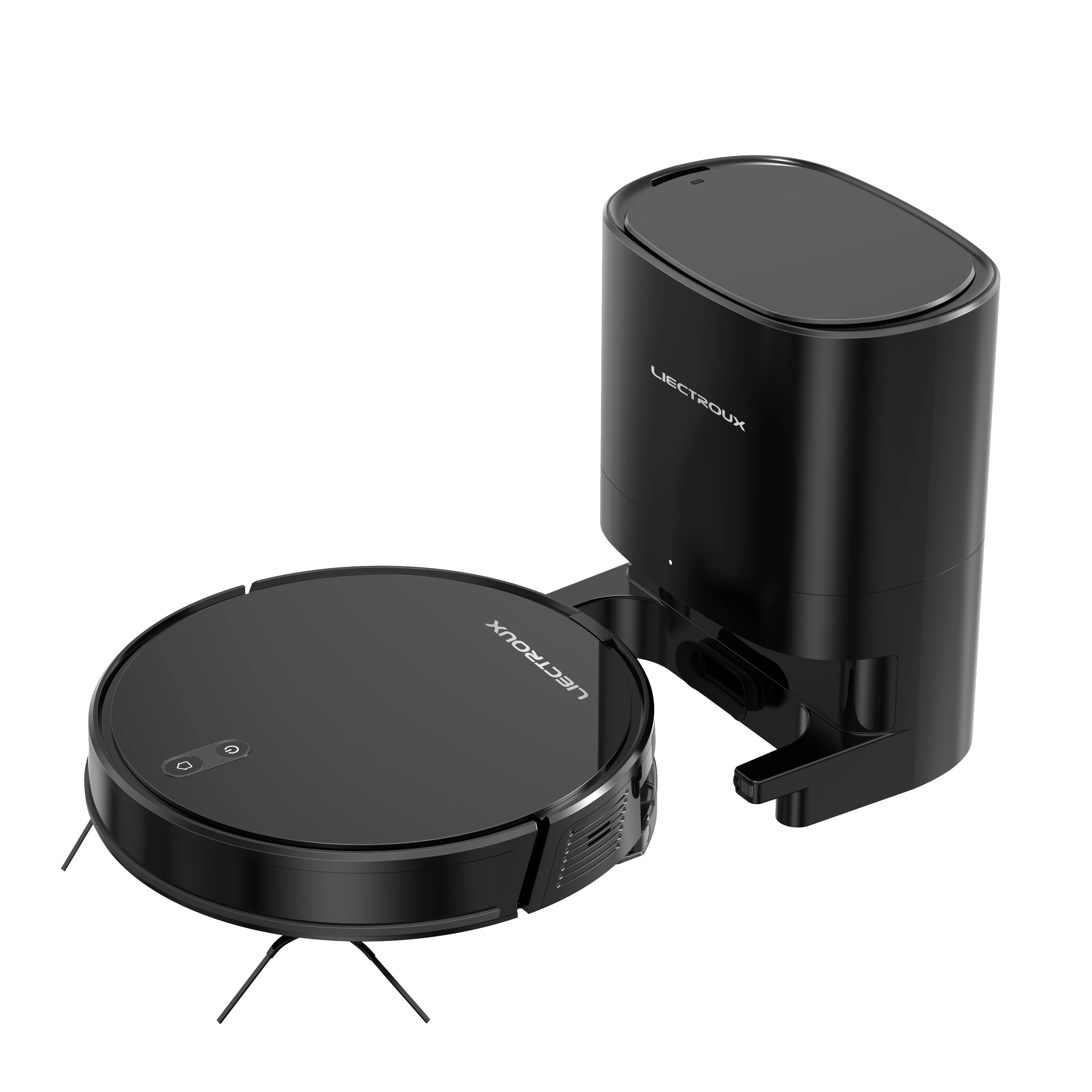 Liectroux M200 Robot Vacuum Cleaner & Mop Combo,self Emptying,smart Mapping,6kpa Suction,virtual