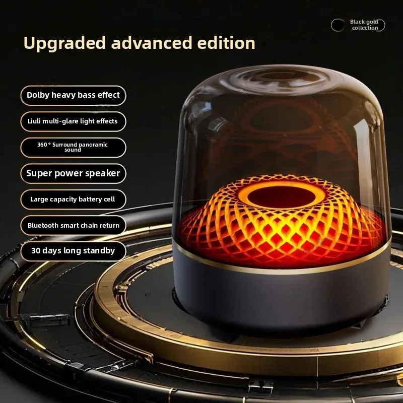 רמקול Bluetooth חכם Harman נייד לחוץ עם בס עמוק ועוצמה גבוהה, סאונדבוקס אלחוטי מיני לבית ולגינה