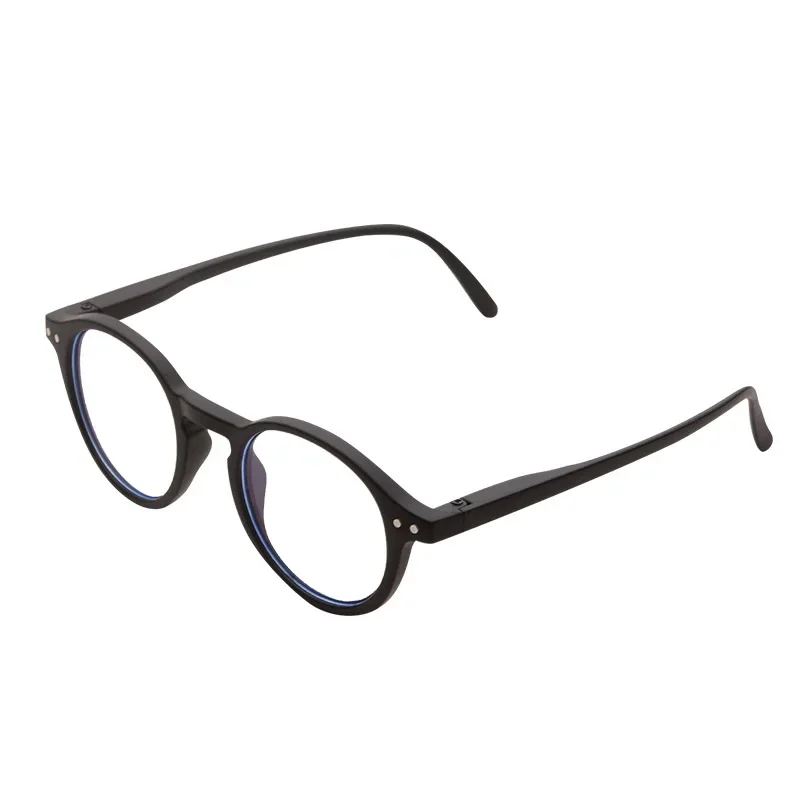 Fashion Anti-blue Light Glasses New Round Frame Vintage Computer Glasses Boys Girls Plain Protection Eyeglasses