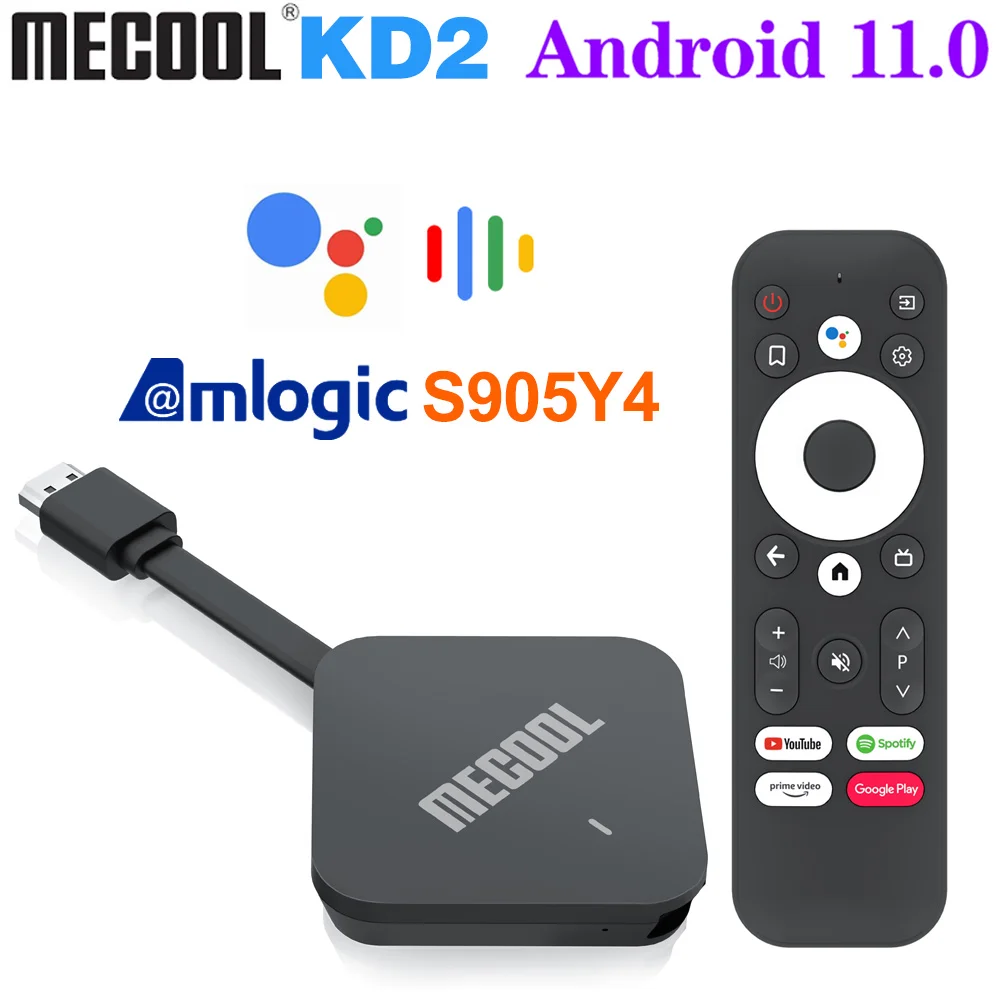 Mecool KD2 TV Stick TV Box Android 11 Amlogic S905Y4 4GB 32GB Google ...